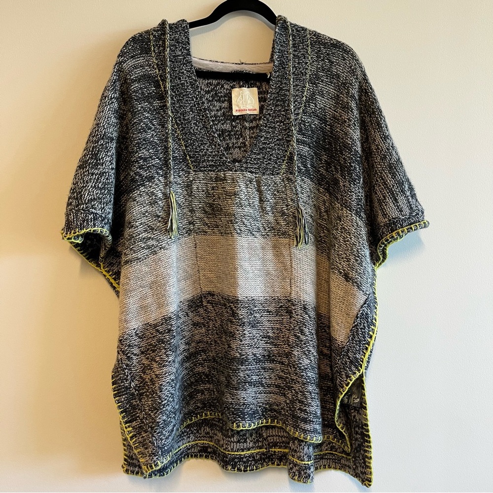 Rebecca Taylor Knit Pullover Poncho Cape